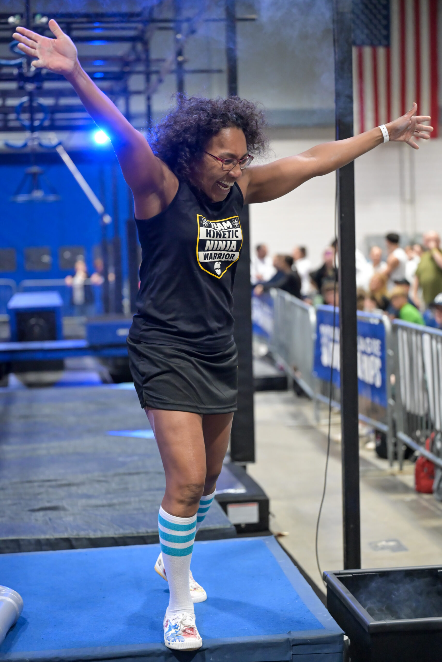 Tier 1 athlete hitting buzzer